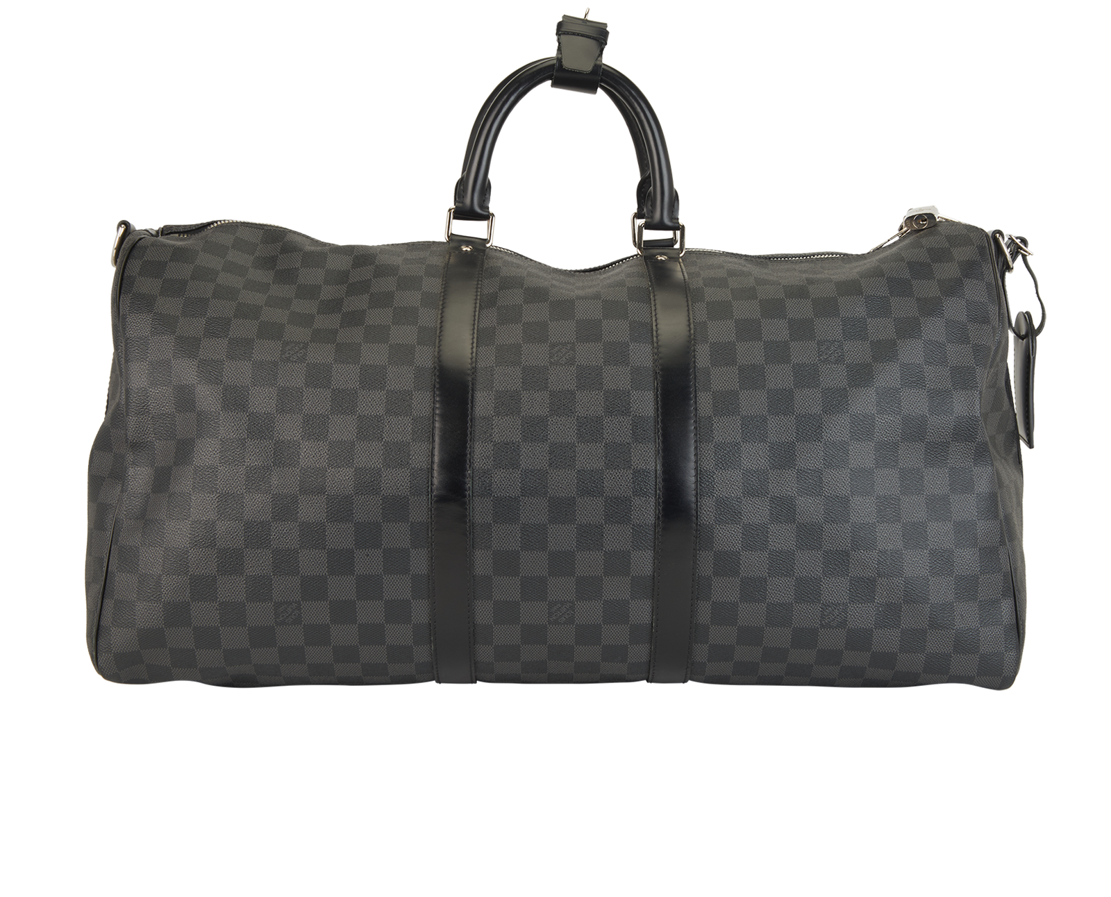 Keepall Bandouliere 55, &pound;1,500, Handbags, Black, Canvas, Back view